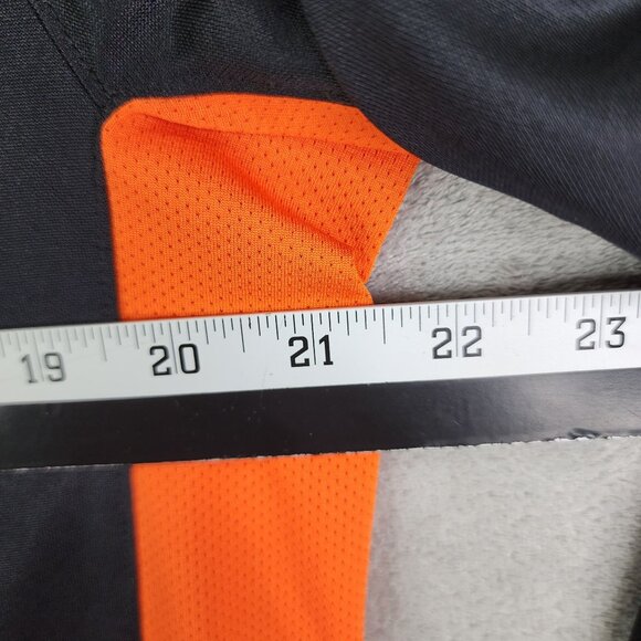 Mens Nike OSU Dri-Fit Elite Shirt 1/4 Zip Pullover Black & Orange Size L - Picture 13 of 15